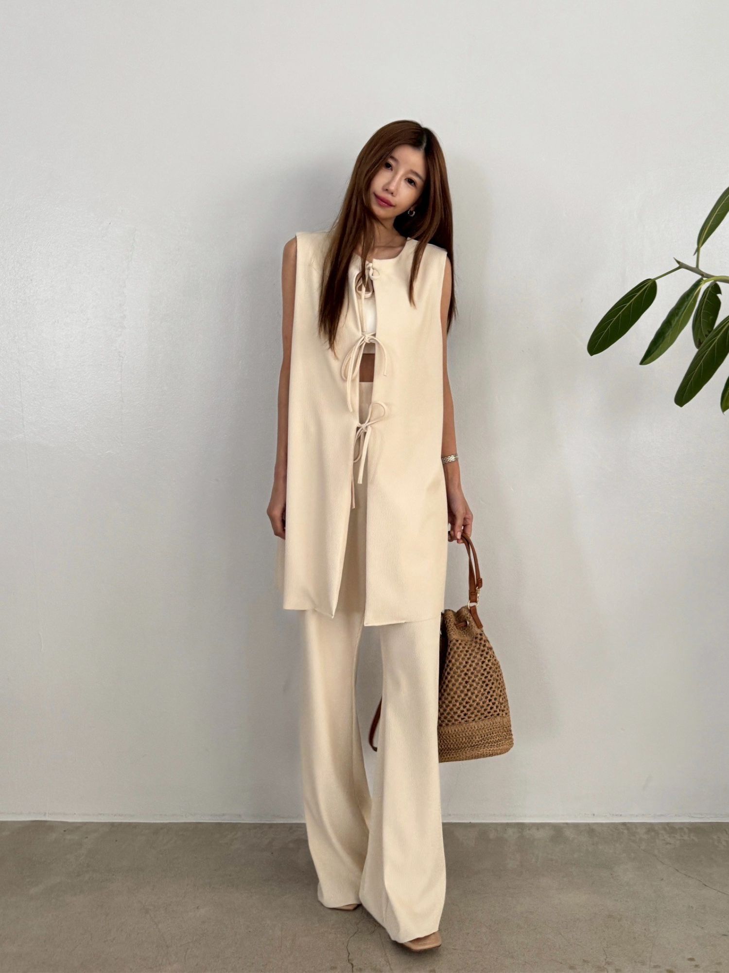 notori 様 Smooth Rib 2way Ribbon Tops / TRUNC 88（トランクエイティー