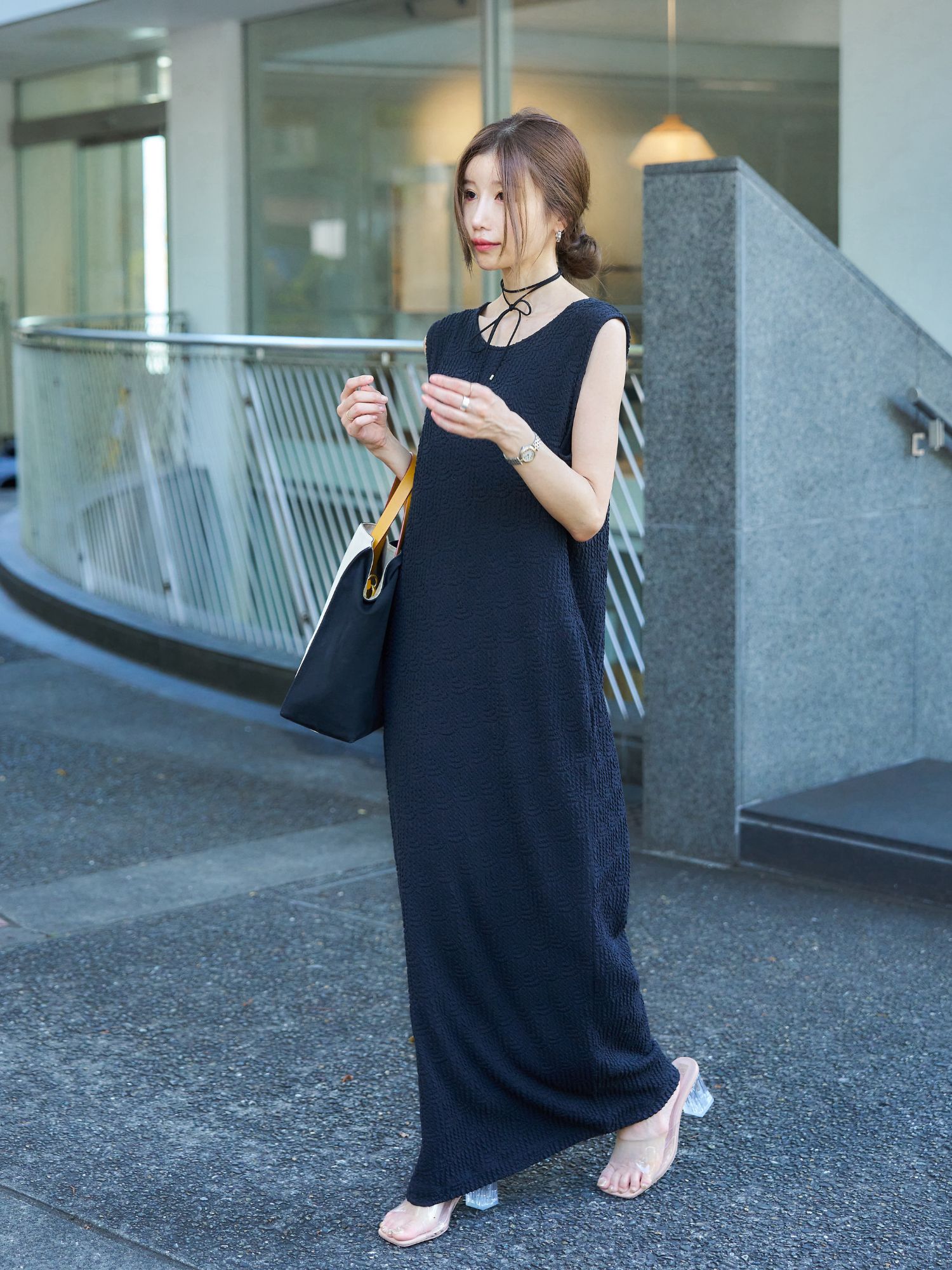 2WAY Cut Jacquard Dress / TRUNC 88（トランクエイティーエイト