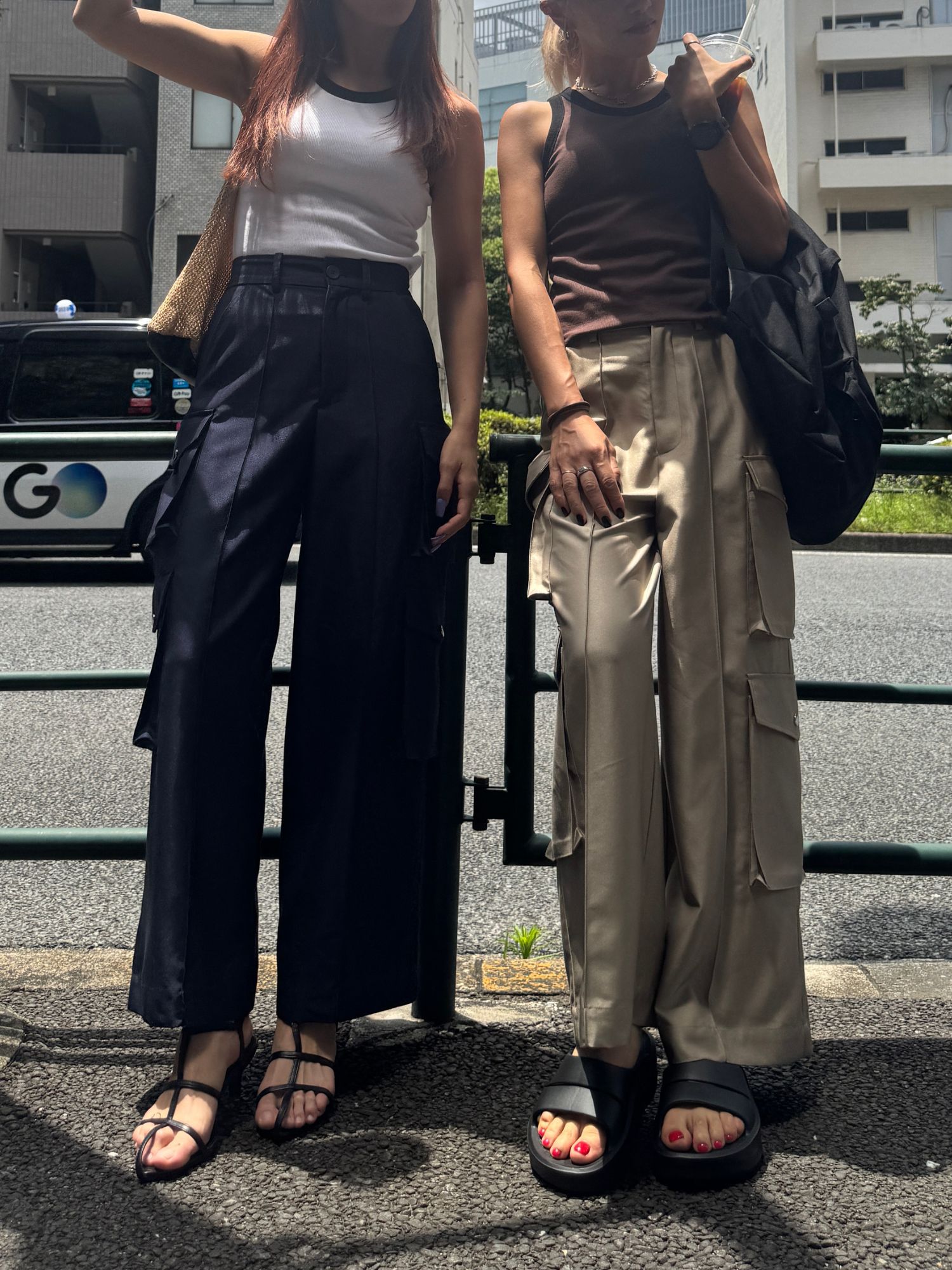 送料無料⭐︎trunk88/カーゴパンツ Glossy Cargo Pants（カーゴパンツ）｜TRUNC 88（トランク