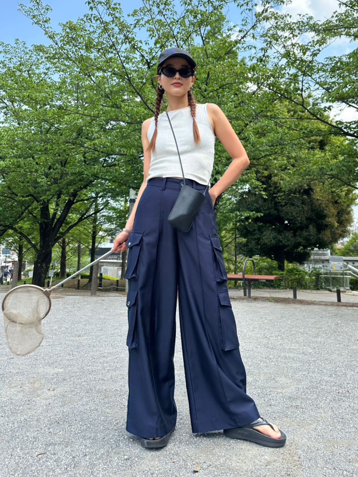 トランク88 Glossy Cargo Pants Glossy Cargo Pants / TRUNC 88（トランクエイティーエイト）の