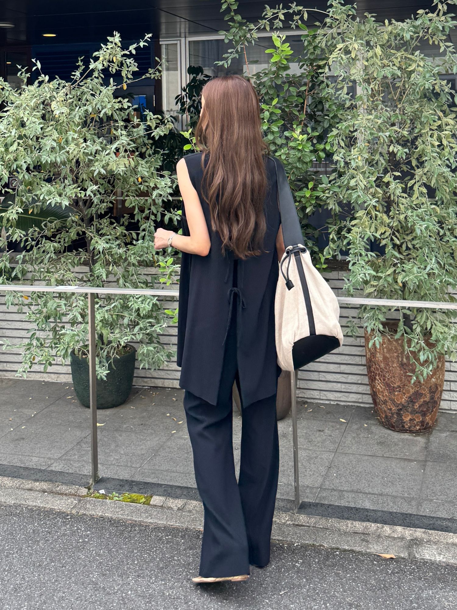 Smooth Rib 2way Ribbon Tops / TRUNC 88（トランクエイティー